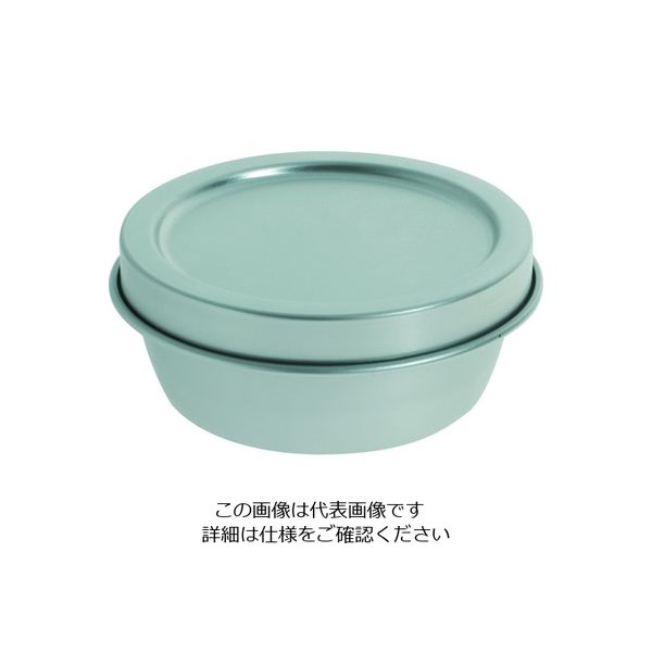 トラスコ中山 TRUSCO アルミ丸型容器 蓋付 120ΦX50 ARB-120 1個 206-7398（直送品）