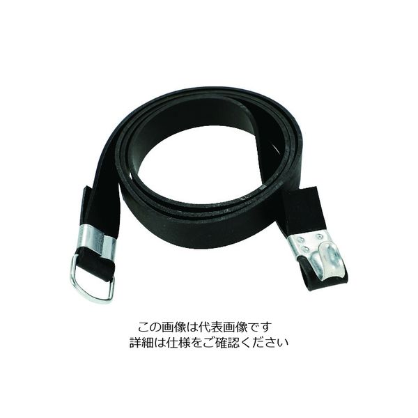 トラスコ中山 TRUSCO ゴムロープ フック、Dカン金具付き 幅20mmX長さ3.5m 1本 GR-2035AD1 207-2849（直送品）