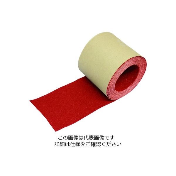 トラスコ中山 TRUSCO ノンスリップテープ 屋外用 100mmX5m レッド TNS-100R 1巻 207-1872（直送品）