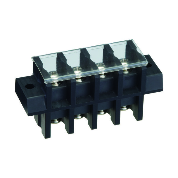 トラスコ中山 TRUSCO 貫通端子台 600V 50A 6P カバー付き TOTB-3013N-6P-C 1個 207-5655（直送品）