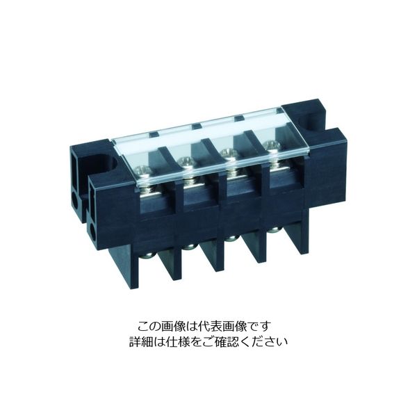 トラスコ中山 TRUSCO 貫通端子台 600V 100A 4P TOTB-358N-4P 1個 207-5664（直送品）