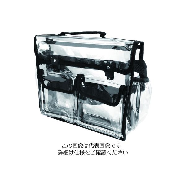 トラスコ中山 TRUSCO エンジニアクリアバッグ 大容量タイプ 370×300×120 TDEB120 1個 207-3123（直送品）