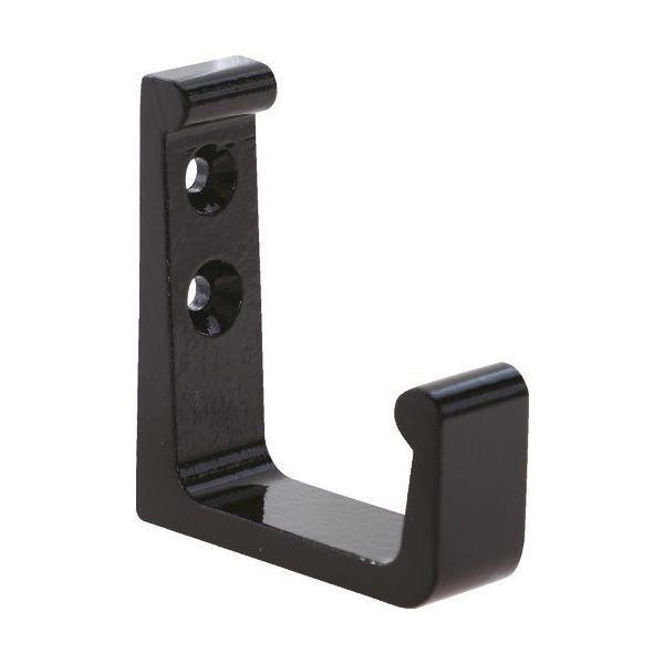 トラスコ中山 TRUSCO アルミL型フック 35mm 黒 AH35-BK 1個 206-5697（直送品）