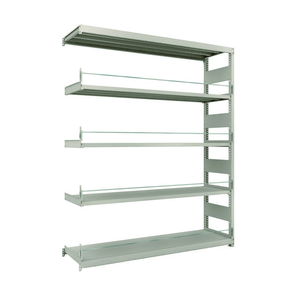 TRUSCO M2型軽中量棚 災害備蓄用 1760 5段 連結