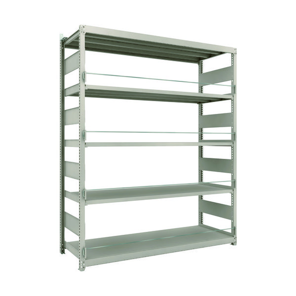 TRUSCO 災害備蓄ラック スチールラック M2型 W1760×D600×H2100 5段 単体 M2-DS7665 1台(1個)（直送品）