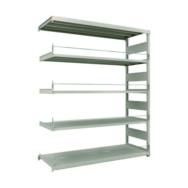 TRUSCO 災害備蓄ラック スチールラック M2型 W1760×D600×H2100 5段 連結 M2-DS7665B 1台(1個)（直送品）