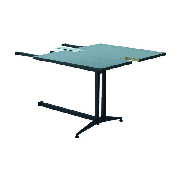 トラスコ中山 TRUSCO T字脚大会議テーブル 増連 W800×D1000×H720 ダーク TMTAD-DB 1台 207-6183（直送品）