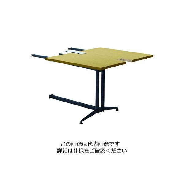 トラスコ中山 TRUSCO T字脚大会議テーブル 増連 W800×D1000×H720 ナチュラル TMTAD-NA 1台 207-6184（直送品）