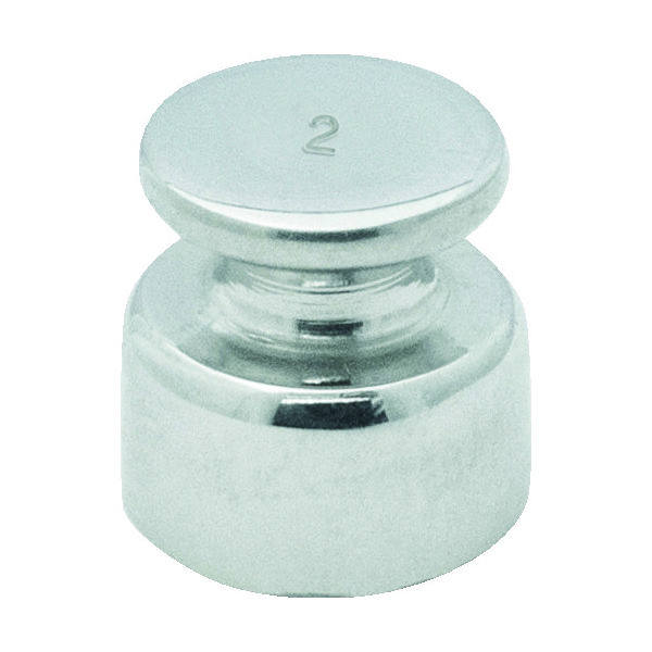 トラスコ中山 TRUSCO OIML 円筒分銅 F1級 2g MLCF1-2G 1個 207-6114（直送品）