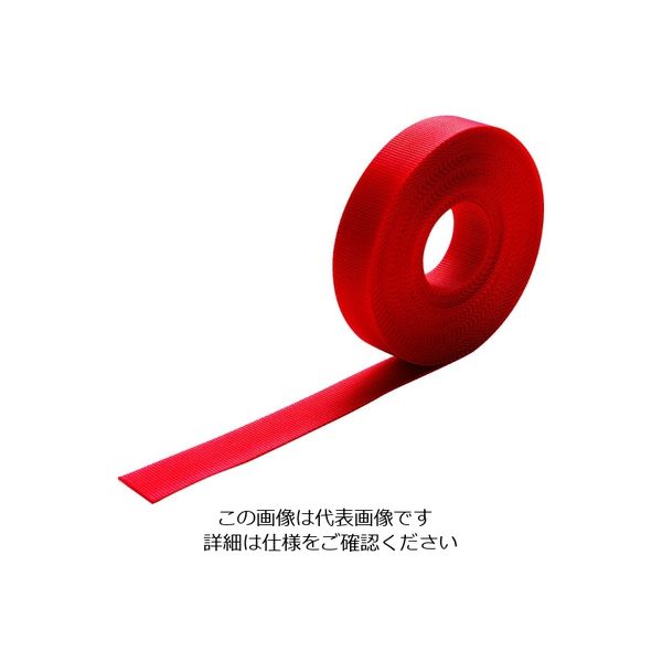 トラスコ中山 TRUSCO ナイロン平ベル 1.6t×30mm×5m 赤 TNB305-R 1巻 206-7110（直送品）