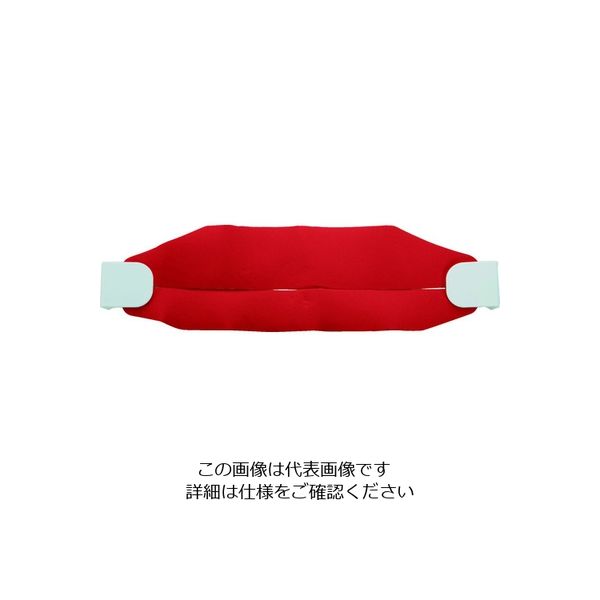 トラスコ中山 TRUSCO ヘルメットバンド 幅90MM 両面仕様 レッド/グリーン HB90-RG 1個 206-6078（直送品）