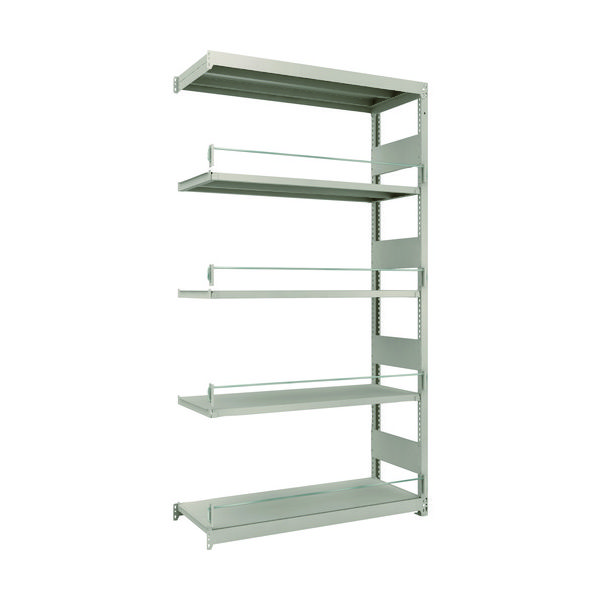 TRUSCO 災害備蓄ラック スチールラック M1.5型 W1160×D445×H2100 5段 連結 M1.5-DS7445B（直送品）