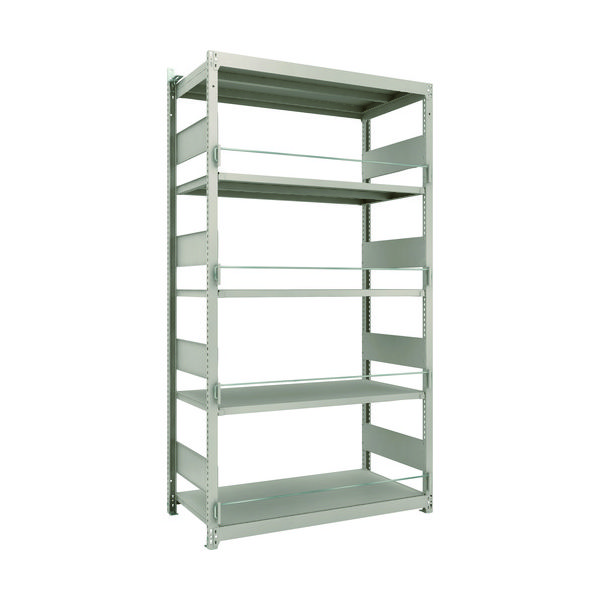 TRUSCO 災害備蓄ラック スチールラック M1.5型 W1160×D595×H2100 5段 単体 M1.5-DS7465 1台(1個)（直送品）