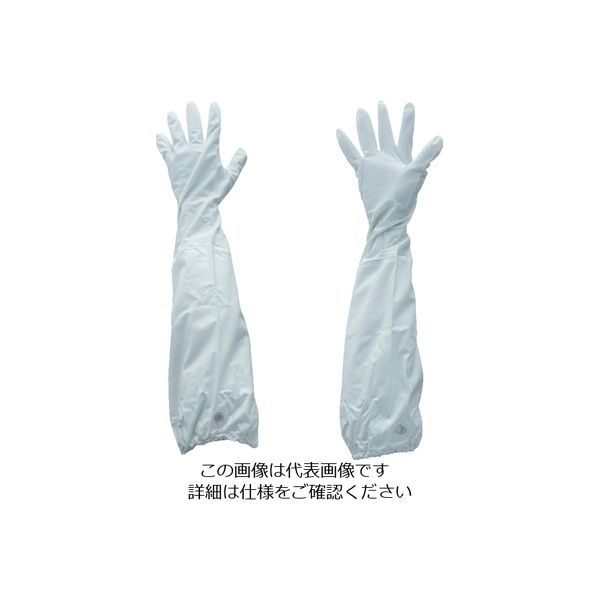 トラスコ中山 TRUSCO 腕カバー付塩ビ薄手手袋 TPGAC-L 1双 206-6092（直送品）