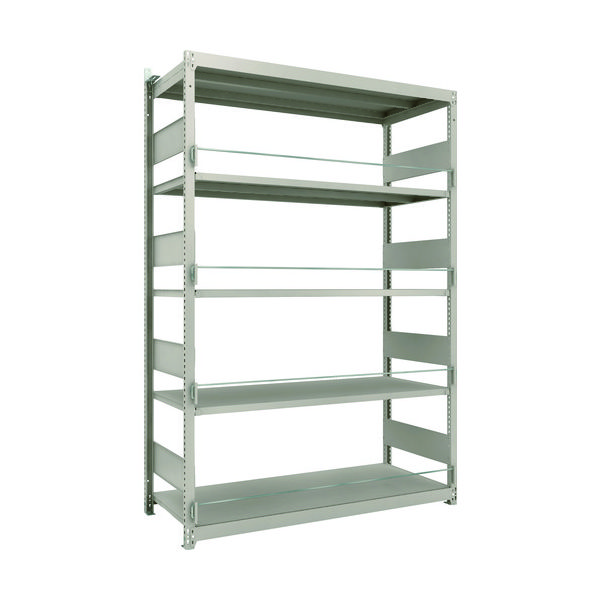 TRUSCO 災害備蓄ラック スチールラック M1.5型 W1460×D595×H2100 5段 単体 M1.5-DS7565 1台(1個)（直送品）