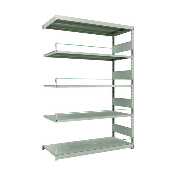 TRUSCO 災害備蓄ラック スチールラック M1.5型 W1460×D595×H2100 5段 連結 M1.5-DS7565B（直送品）