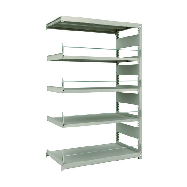 TRUSCO 災害備蓄ラック スチールラック M2型 W1160×D600×H1800 5段 連結 M2-DS6465B 1台(1個)（直送品）