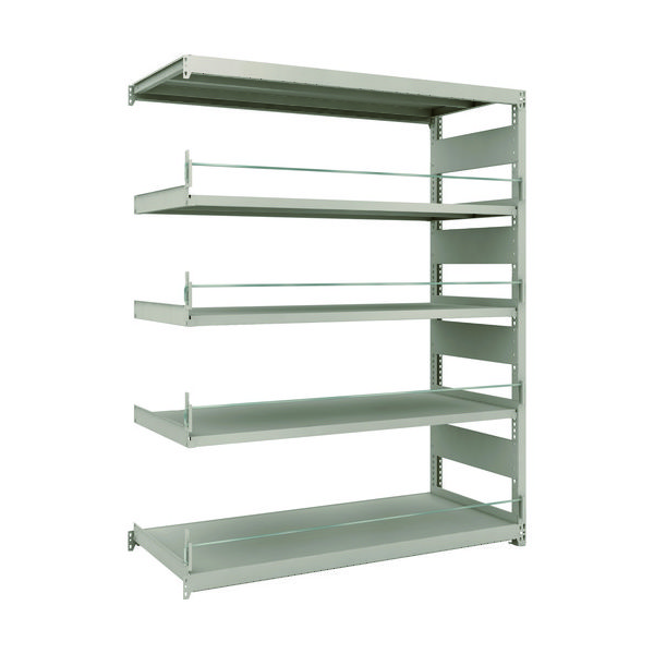 TRUSCO 災害備蓄ラック スチールラック M2型 W1460×D600×H1800 5段 連結 M2-DS6565B 1台(1個)（直送品）