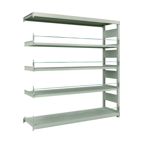 TRUSCO 災害備蓄ラック スチールラック M2型 W1760×D450×H1800 5段 連結 M2-DS6645B 1台(1個)（直送品）