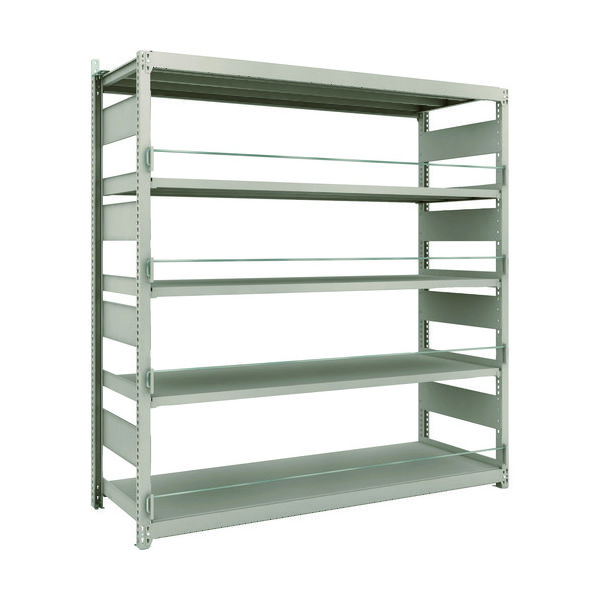 TRUSCO 災害備蓄ラック スチールラック M2型 W1760×D600×H1800 5段 単体 M2-DS6665 1台(1個)（直送品）