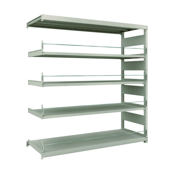 TRUSCO 災害備蓄ラック スチールラック M2型 W1760×D600×H1800 5段 連結 M2-DS6665B 1台(1個)（直送品）