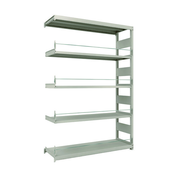 TRUSCO 災害備蓄ラック スチールラック M2型 W1460×D450×H2100 5段 連結 M2-DS7545B 1台(1個)（直送品）