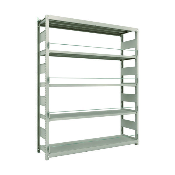 TRUSCO 災害備蓄ラック スチールラック M2型 W1760×D450×H2100 5段 単体 M2-DS7645 1台(1個)（直送品）