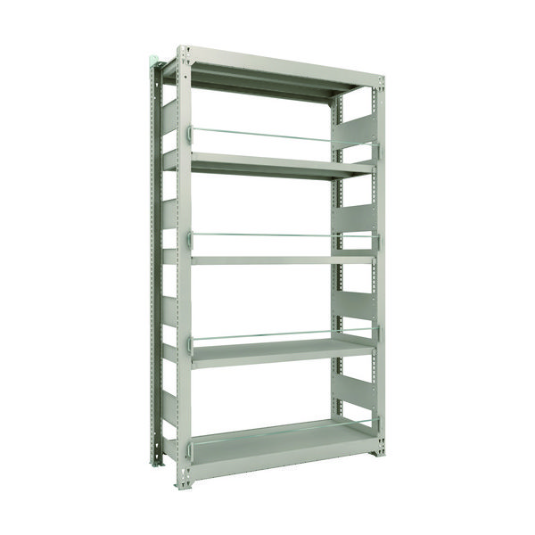 TRUSCO 災害備蓄ラック スチールラック M3型 W1200×D471×H2100 5段 単体 M3-DS7455 1台(1個)（直送品）