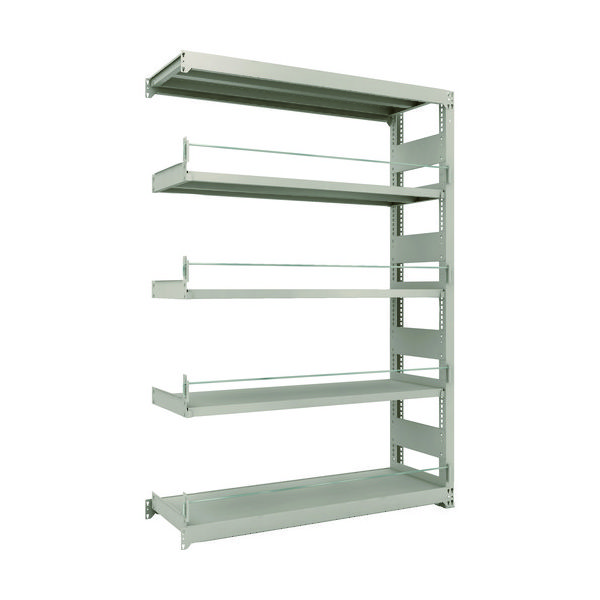 TRUSCO 災害備蓄ラック スチールラック M3型 W1500×D471×H2100 5段 連結 M3-DS7555B 1台(1個)（直送品）