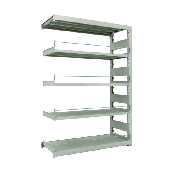 TRUSCO 災害備蓄ラック スチールラック M3型 W1500×D571×H2100 5段 連結 M3-DS7565B 1台(1個)（直送品）