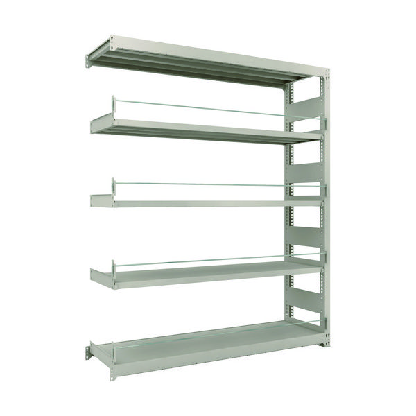 TRUSCO 災害備蓄ラック スチールラック M3型 W1800×D471×H2100 5段 連結 M3-DS7655B 1台(1個)（直送品）