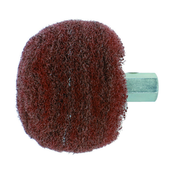 トラスコ中山 TRUSCO 曲面軸付ナイロンホイール Φ50 #320(5個入) TRNJ50-320 1箱(5個) 207-2333（直送品）