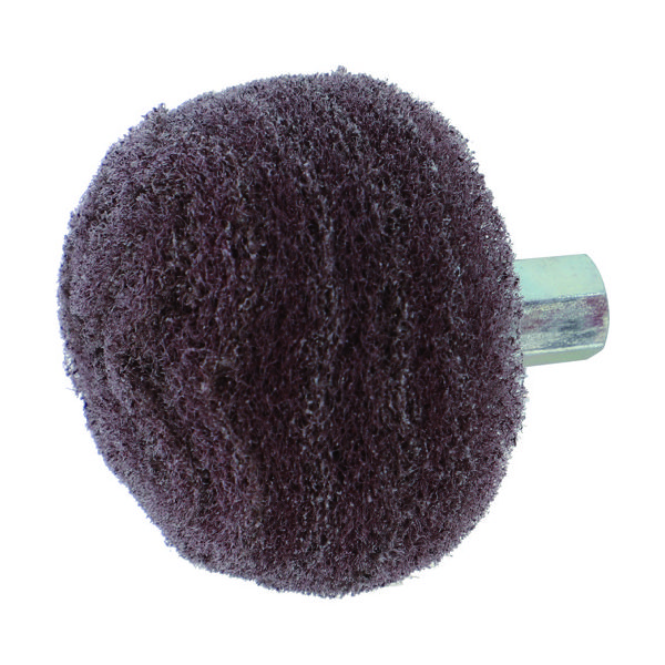 トラスコ中山 TRUSCO 曲面軸付ナイロンホイール Φ50 #120(5個入) TRNJ50-120 1箱(5個) 207-2329（直送品）