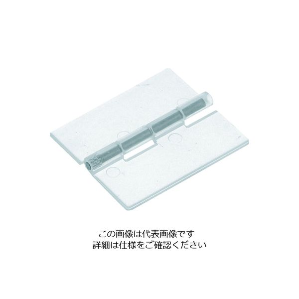 トラスコ中山 TRUSCO 樹脂蝶番 30X20 透明 2個入 SH3020-TM 1袋(2枚) 206-7028（直送品）