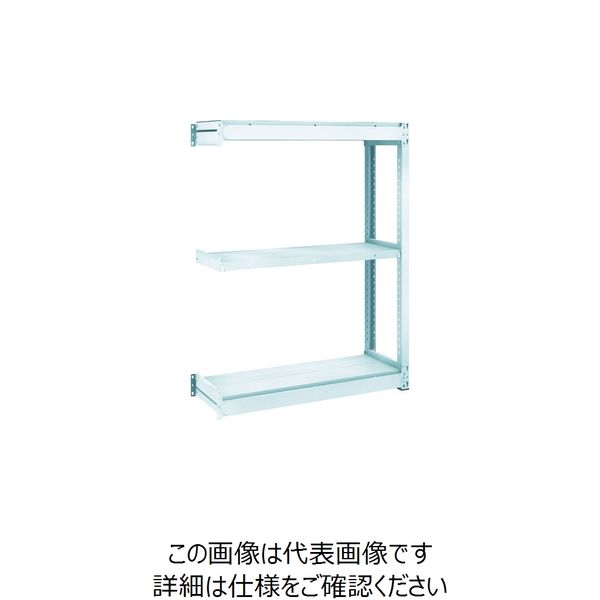トラスコ中山 TRUSCO TUG型軽量棚100kg連結 940X324XH1200 3段 TUG100-43K-3B 1台(1個)（直送品）