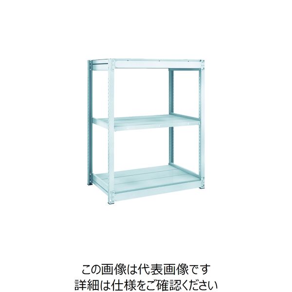 トラスコ中山 TRUSCO TUG型軽量棚100kg単体 940X624XH1200 3段 TUG100-43L-3 1台(1個)（直送品）
