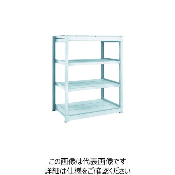 トラスコ中山 TRUSCO TUG型軽量ボルトレス棚 100kg 連結型 1540×624×H1500 5段 TUG100-55L-5B[1-207-5243] トラスコ中山（TRUSCO） TRUSCO ＴＵＧ型軽量ボルトレス棚 １００ｋｇ