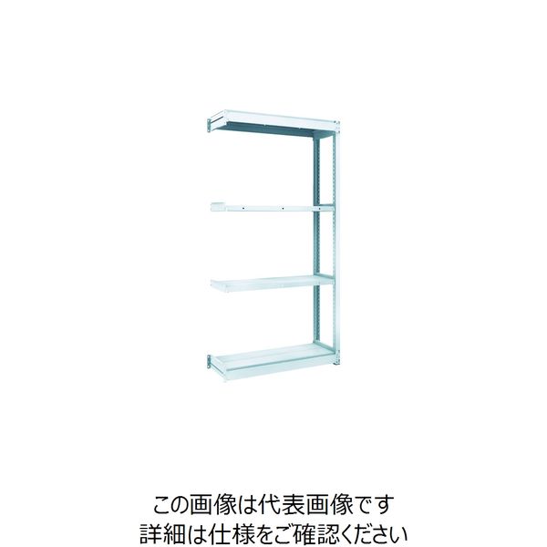 トラスコ中山 TRUSCO TUG型軽量棚100kg連結 940X324XH1800 4段 TUG100-63K-4B 1台(1個)（直送品）