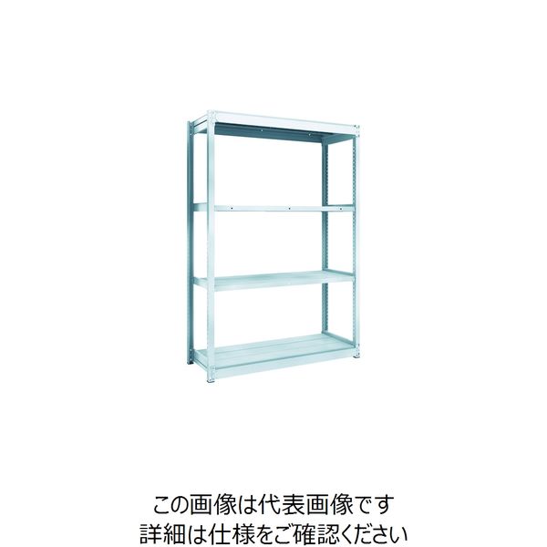 トラスコ中山 TRUSCO TUG型軽量棚100kg単体 1240X474XH1800 4段 TUG100-64S-4 1台(1個)（直送品）
