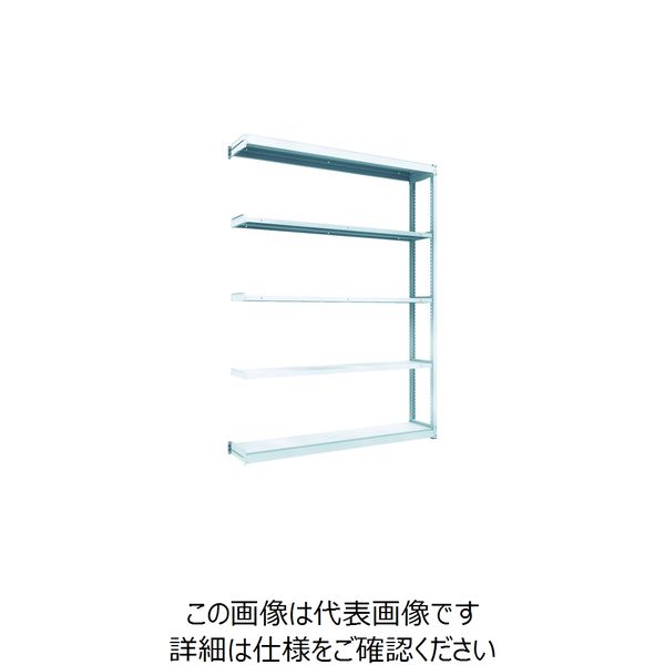 トラスコ中山 TRUSCO TUG型軽量棚100kg連結 1840X324XH2400 5段 TUG100-86K-5B 1台(1個)（直送品）