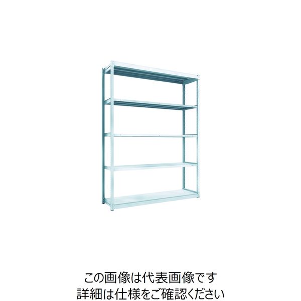 トラスコ中山 TRUSCO TUG型軽量棚100kg単体 1840X474XH2400 5段 TUG100-86S-5 1台(1個)（直送品）