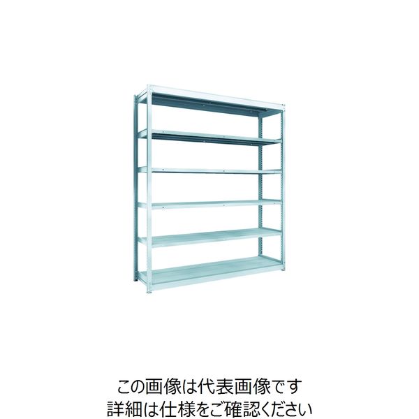 トラスコ中山 TRUSCO TUG型軽量ボルトレス棚 100kg 連結型 1540×624×H1500 5段 TUG100-55L-5B[1-207-5243] トラスコ中山（TRUSCO） TRUSCO ＴＵＧ型軽量ボルトレス棚 １００ｋｇ