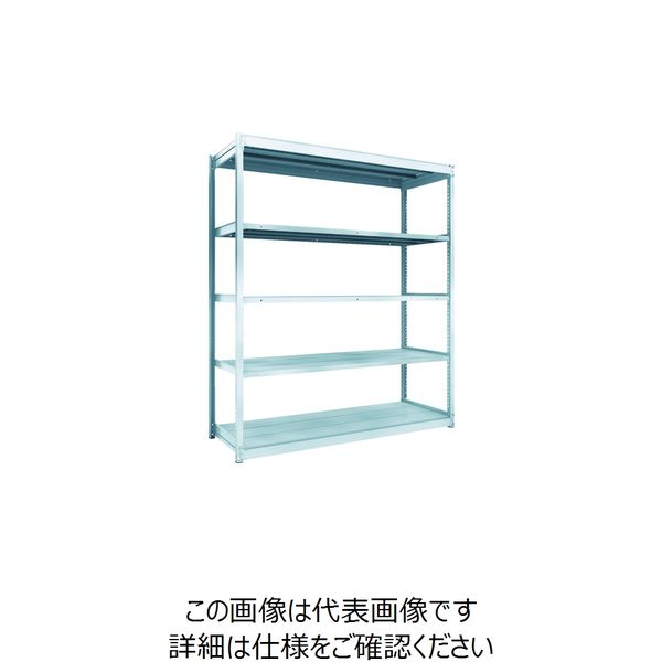 トラスコ中山 TRUSCO TUG型軽量棚100kg単体 1840X624XH2100 5段 TUG100-76L-5 1台(1個)（直送品）