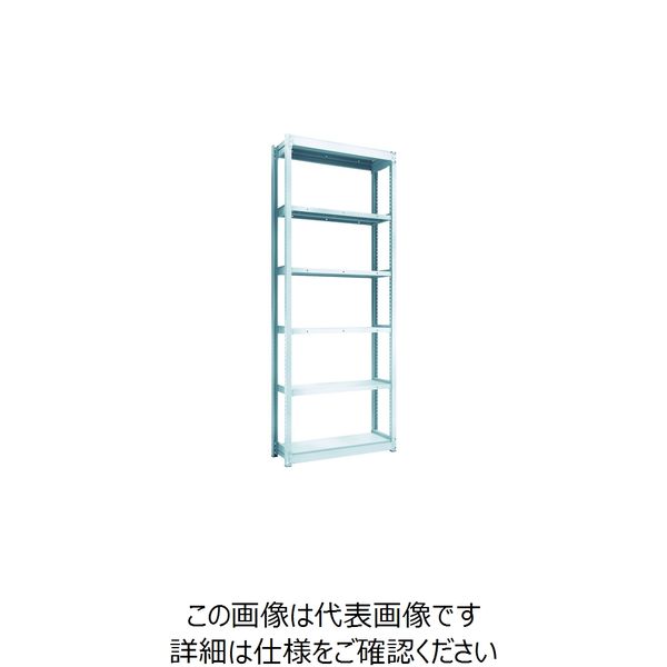 TRUSCO TUG型軽量ボルトレス棚 100kg 単体型 940×324×H2400 6段 TUG100-83K-6 1台(1個)（直送品）