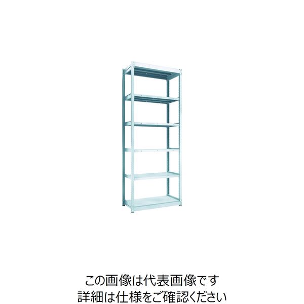 TRUSCO TUG型軽量ボルトレス棚 100kg 単体型 940×474×H2400 6段 TUG100-83S-6 1台(1個)（直送品）