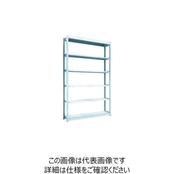 TRUSCO TUG型軽量ボルトレス棚 100kg 単体型 1540×324×H2400 6段 TUG100-85K-6 1台(1個)（直送品）