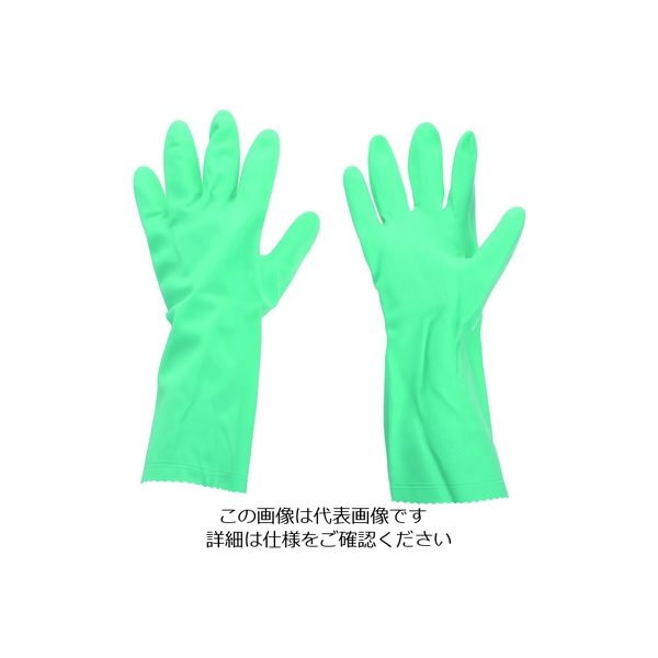 トラスコ中山 TRUSCO 塩化ビニール手袋厚手 グリーン L PVCG54-L-G 1双 207-3611（直送品）