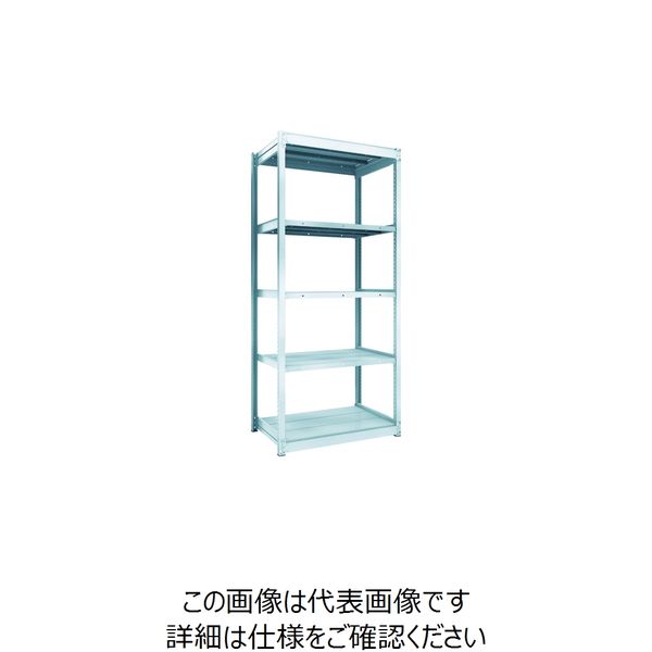 トラスコ中山 TRUSCO TUG型軽量棚100kg単体 940X624XH2100 5段 TUG100-73L-5 1台(1個)（直送品）