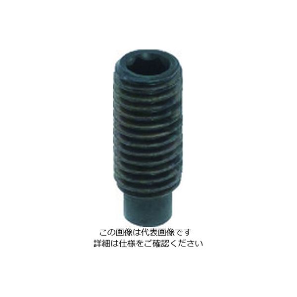 トラスコ中山 TRUSCO 六角穴付止めねじ 棒先 スチール M4×4 38本入 Y102-0404 1パック(38本) 207-4198（直送品）