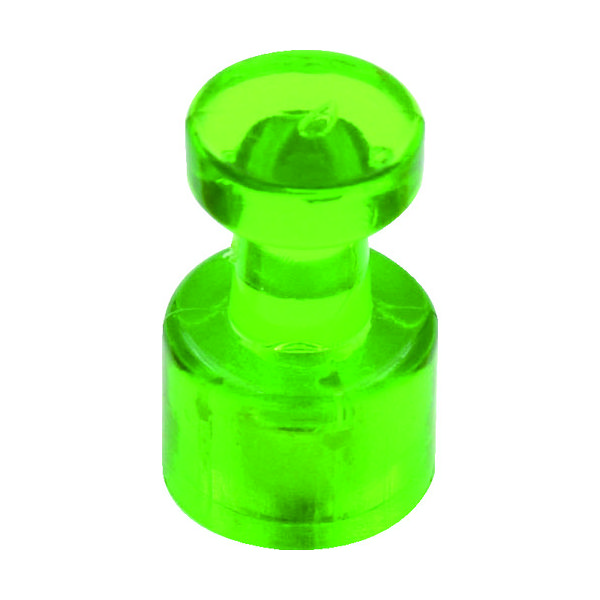 トラスコ中山 TRUSCO カラーマグネットピン 緑 100個入り TMPC100-GN 1パック(100個) 207-4806（直送品）